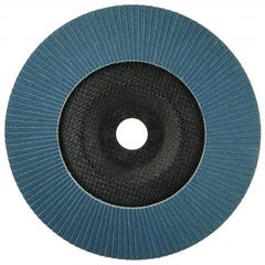 Flexovit Flap Disc Mega-line Blue ZA Fiberglass Conical R828 115mm x 22.23mm x 60 Grit