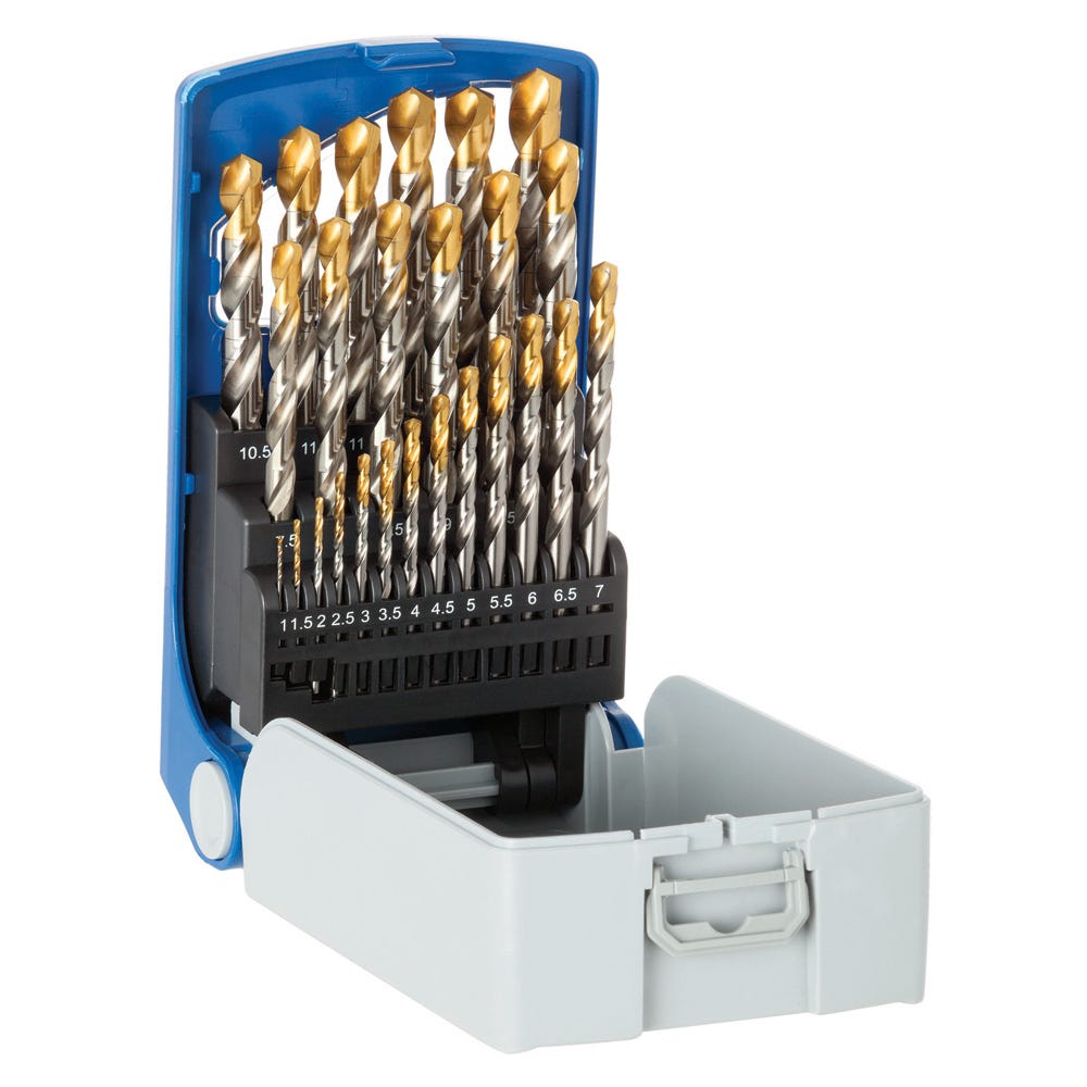 Sutton P N PD179 SETS Jobber Drill Set Workshop Plastic Case Metric 25 Pieces