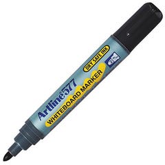 Artline Whiteboard Marker Bullet Tip 577 Black 3.0mm