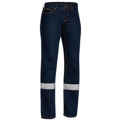 Bisley Womens Taped Stretch Jeans - Denim
