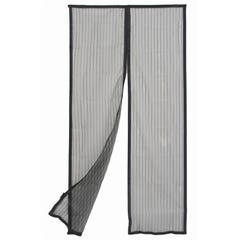 Pillar Products Black Magnetic Strip Flyscreen Door Curtain 90 x 200cm
