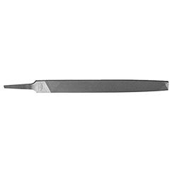 Nicholson Files Smooth-Cut with PVC File Handle Machinist Hand Flat File, 250 mm/10 Inch, Grey