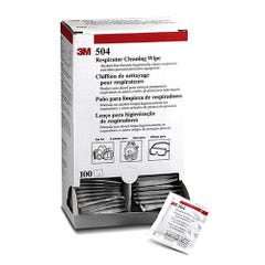 3M Respirator Cleaning Wipe 504 (Qty x 100 Per Box)