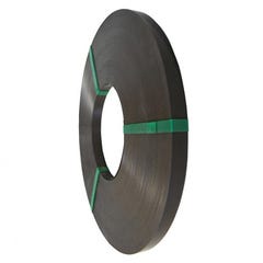 Signode Apex 16mm x 0.5mm Standard Black Ribbon Wound Steel Strap