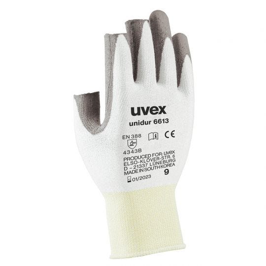 uvex unidur 6613 Fingerless Cut Resistant Safety Gloves