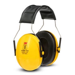 3M PELTOR Optime I Headband Format Earmuff H510A, Yellow, Class 5, SLC80, 28dB