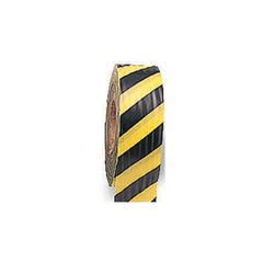 Brady Flagging Tape - Yellow / Black, 30mm x 90m