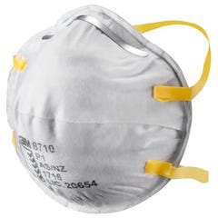 3M Cupped Particulate Respirator P1 8710 (Qty x 20)
