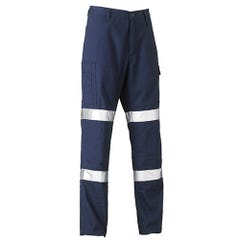 Bisley 3M Biomotion Double Taped Cool Light Weight Utility Pant - Navy