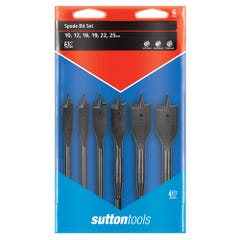 Sutton D501-SETS Spade Bit Set Metric Vinly Case 6 Pieces