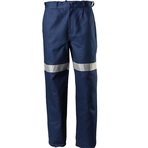 Tobacco Single Pleat Cotton Drill Trousers – Besnard