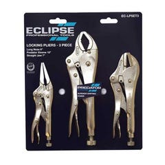 Spear & Jackson Eclipse Locking Plier 3 Piece Set Includes EC-E6LN, EC-E7R and EC-E10XJ