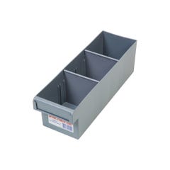Fischer Spare Parts Tray with Removable Dividers 300mm x 200mm x 100mm Blue