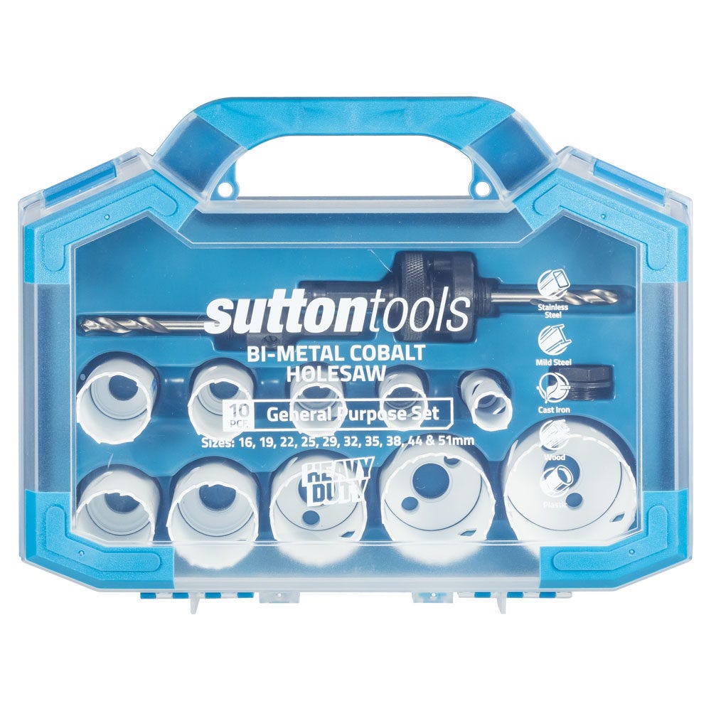 Sutton carpenters hot sale hole saw kit