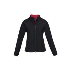 Biz Collection Ladies Geneva Jacket - Black / Red