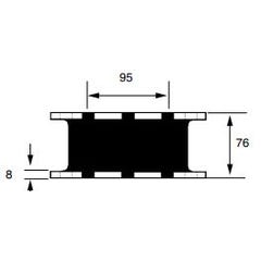Mackay Plate Isolator Compression Load 1452kg
