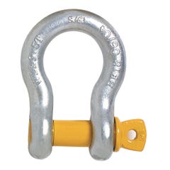 Beaver Yellow Pin GS Screw Pin Anchor Bow Shackle 13mm x 16mm - 2000kg