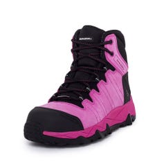 Mack McGrath II Foundation Womens Lace-up Safety Boot - Black Pink