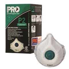 Pro Choice Dust Masks P2+Valve+Carbon (Qty x 12)