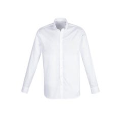 Biz Collection Camden Mens Long Sleeve Shirt - White