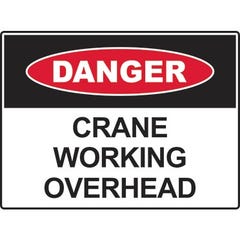 Spill Crew Danger Crane Working Overhead