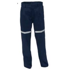 WS Workwear Mens FR Trousers with Reflective Tape - Navy