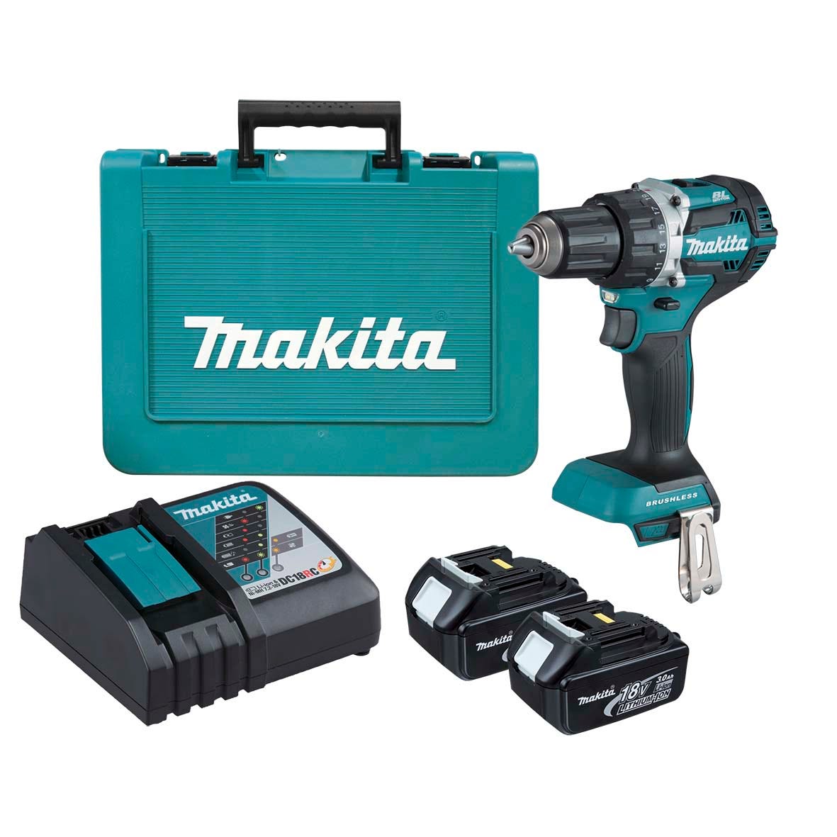 Makita 18V LXT Mobile Brushless Heavy Duty Driver Drill Kit