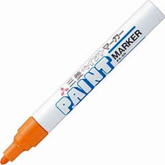 Uni Paint Permanent Marker Medium 2.8mm Bullet Tip Orange