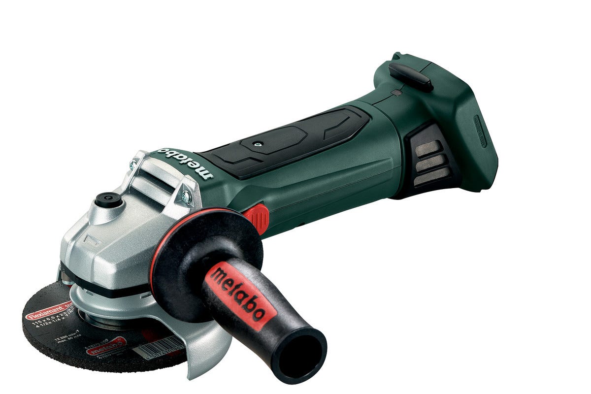 Metabo W18 LTX 125 QUICK 18V 125mm 5 Cordless Brushed Angle Grinder Skin Only